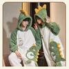 MTKCNTL Kigurumi Pajamas for Men and Halloween Winter Couple's Pajamas, All-in-One Women, Loungewear, Costume, Cute, Thick, Unisex, Thick, (LZQ1451)