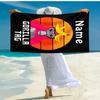 Personalized customized proof beach towel with Gorilla Tag pattern - soft, absorbent,quick-drying,perfect swimming,camping&bathing