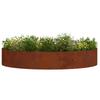 Plant Ring Brown 120 X 120 X 20 Cm Weatherproof Steel