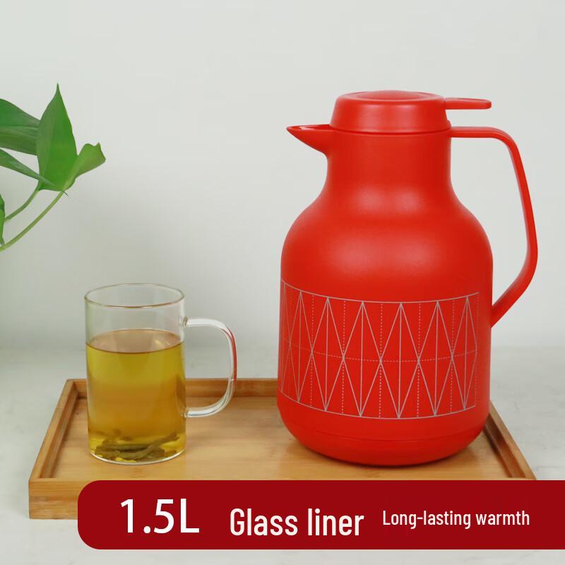 

Стеклянный термос-чайник Yileya