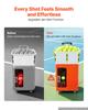 VEVOR Tennis Ball Machine Auto Portable Ball Launcher for Practice Training, with App Remote Control, 110 Ball Capacity, Spin Control