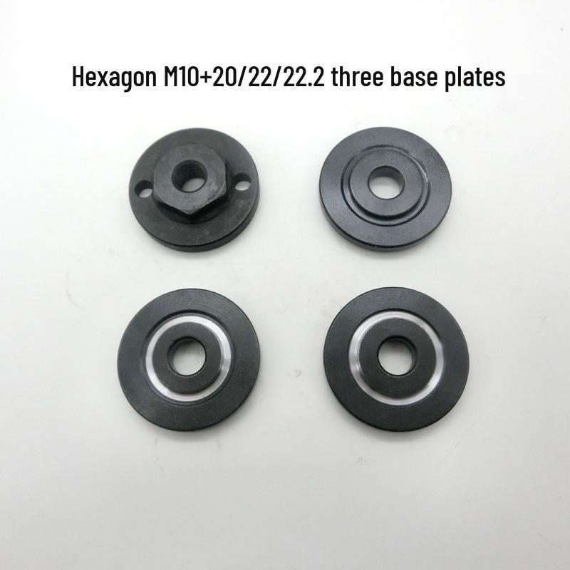 Modify 100-type angle grinder to fit saw blades with 20, 22, or 22.2mm holes; adapt to a 125 card slot with 14mm.