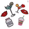 6/7/8 Pcs Embroidery Sew Iron On Patch Badge Bag Clothes Fabric Applique DIY