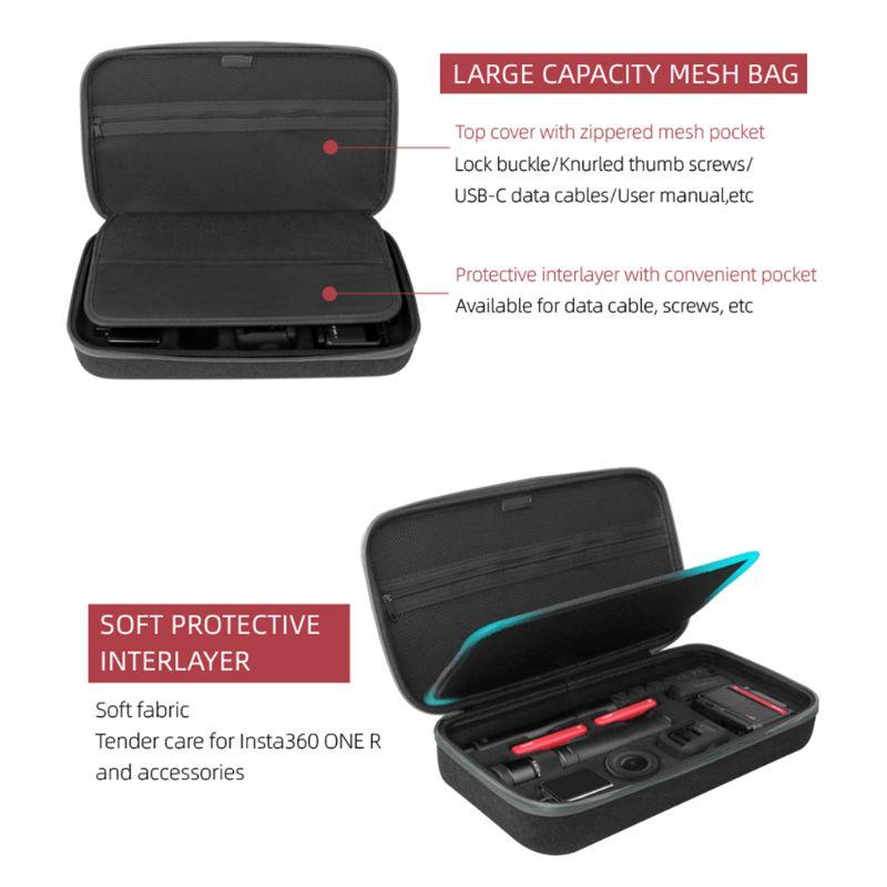 Fit for 0 ONE  4K Camera Storage Box Hard EVA Outdoor Carrying Case Bag Portable Pouch Anti-scratch Sleeve Case