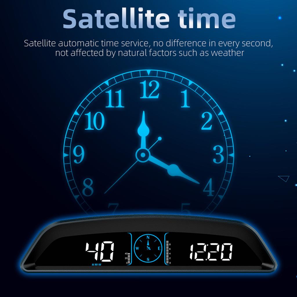 G2 G3 Car GPS HUD Speedometer Head Up Display HD Digital Screen Over Speed Alarm Speedometer Cars Electronic Accessories