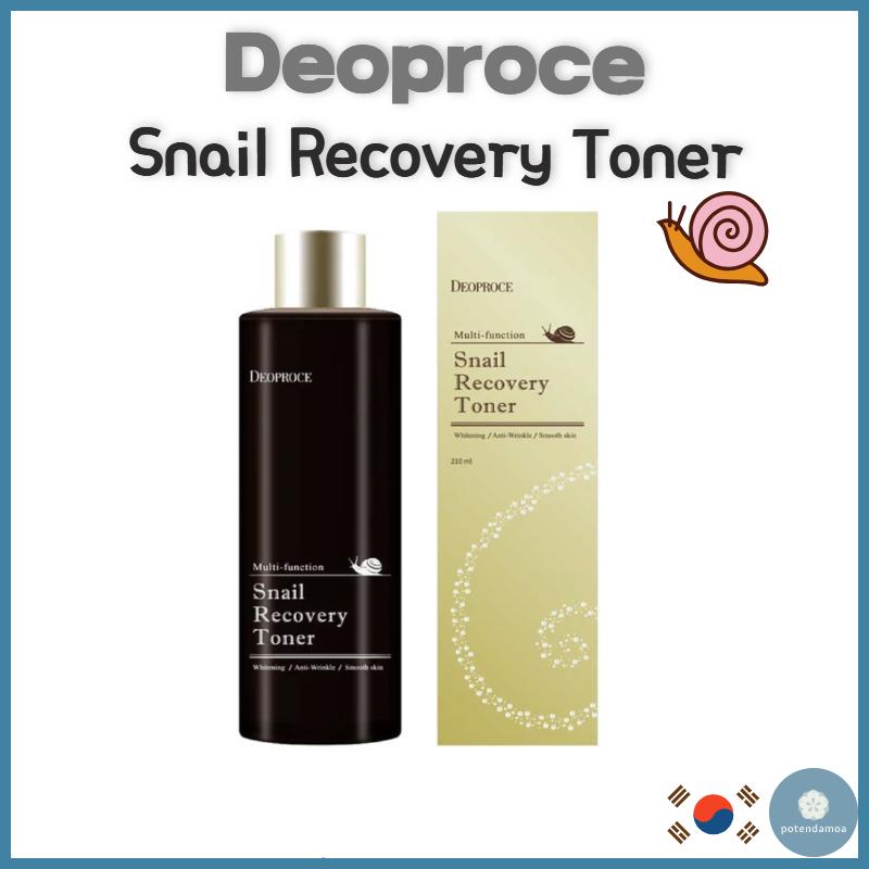 

Deoproce Snail Recovery Toner 210 мл/Отбеливание/Против старения 01,1EA