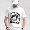 Ways You Can Help Save The Sharks T-Shirt 100% Baumwolle Bedruckt Grafische Kleidung Neuheiten T-Shirts für Jungs Alle Größen Oberteile S6XL