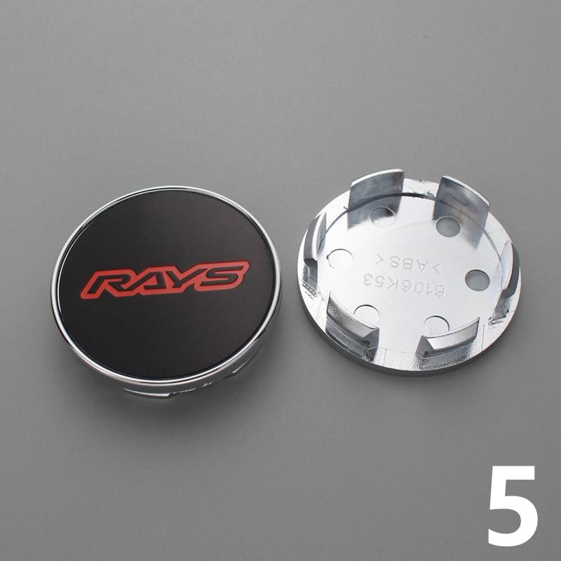 4pcs 53mm/48mm clip rays wheel center cap for rims wheel cover hub cap volk logo emblem stickers rays racing