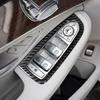 For Mercedes Benz C Class W205 GLC X253 LHD Car Door Armrest Glass Lift Panel Frame Decoration Sticker Trim Interior Accessories