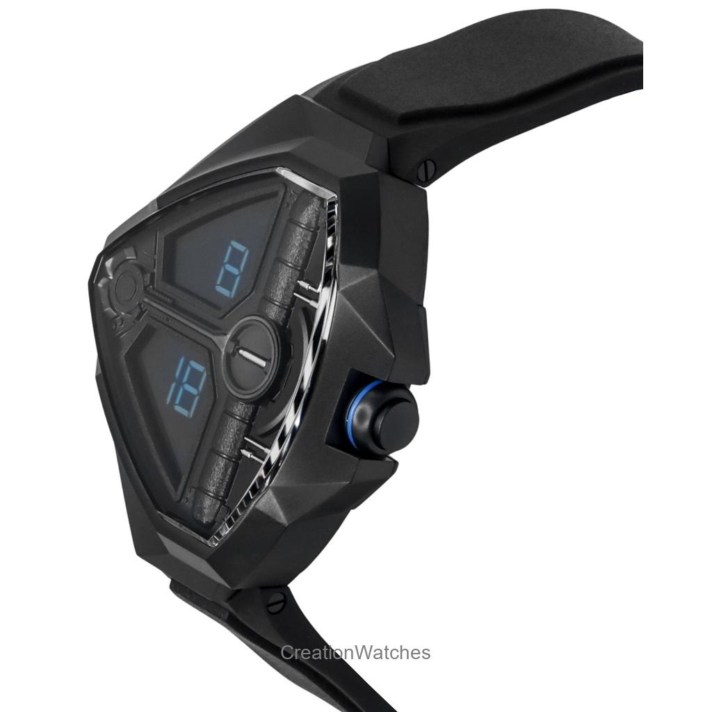 Hamilton Ventura Edge Dune Limited Edition Kautschukarmband Schwarzes Zifferblatt Quarz H24624330 100M Herrenuhr