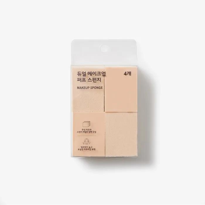[JAJU/JAJU] Dual Makeup Puff Sponge 4pcs