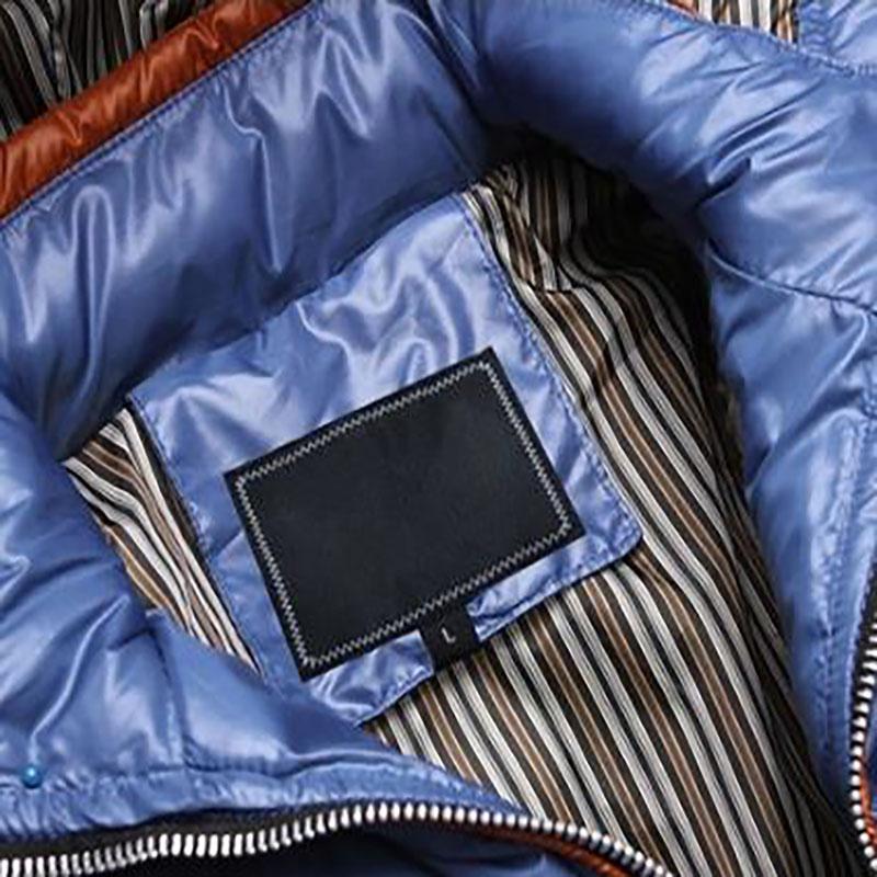 Herren Winterjacke Mode Kapuzen Thermische Daunen Baumwolle Parkas Lässige Hoodies Kleidung Warmer Mantel