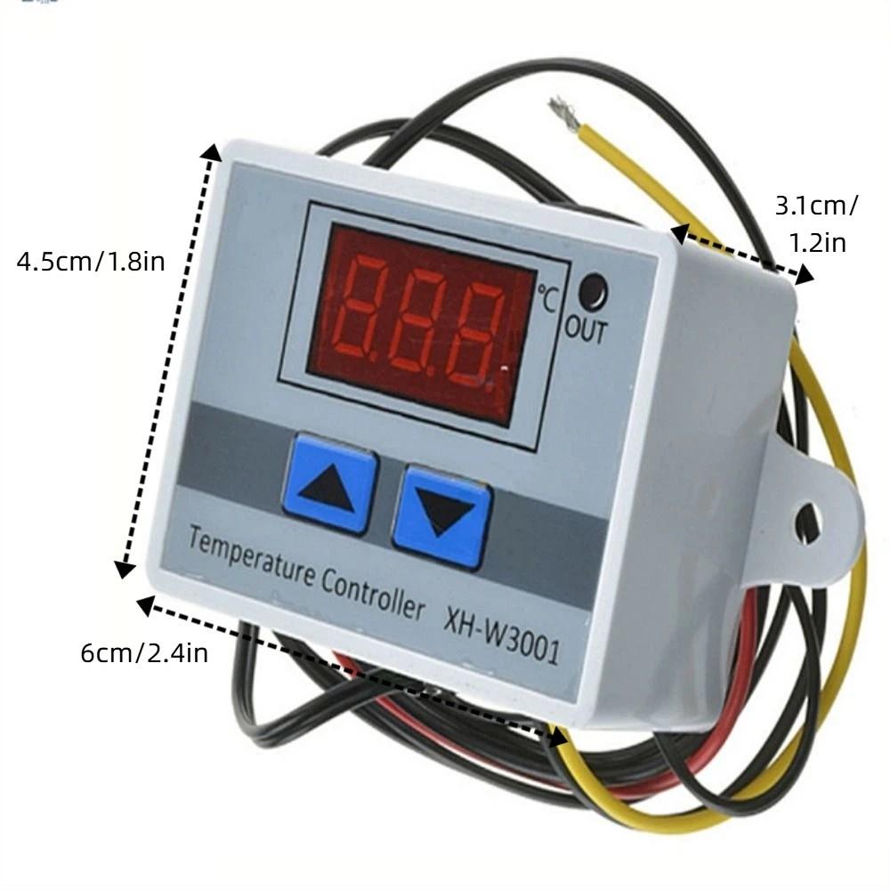 XH-W3001 Temperature Controller 12V 24V 110-220V Digital Temperature Controller  Incubator