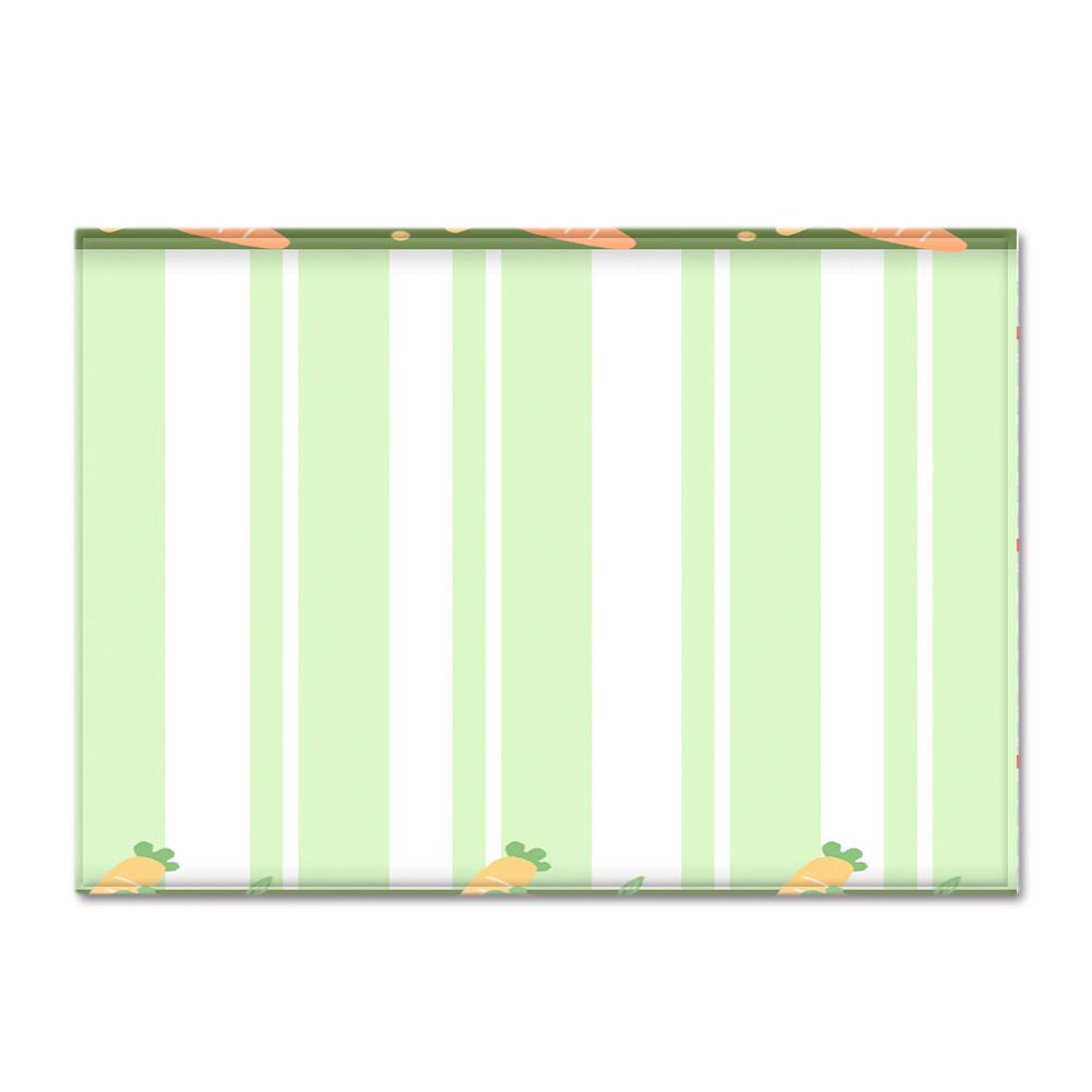 Striped Checked Large Carpet Feather Wind Bedroom Floor Mat