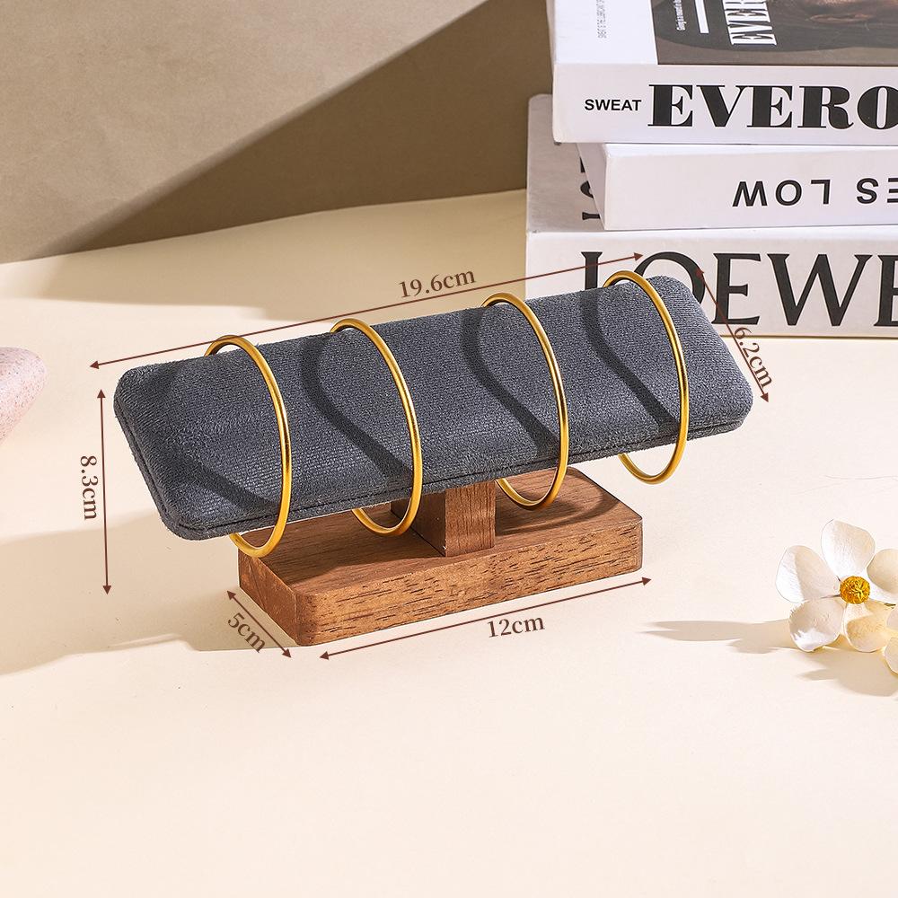 1pc Fashion Wooden Bracelet Jewelry Display Stand Necklace Bangles Watch Storage Rack Holder