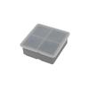 Square Silicone Ice Cube Tray with Lid - Small, Food-Grade Kitchen Ice Mold