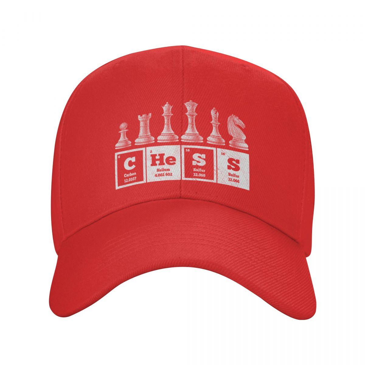 

Funny Chess Player Game Board Baseball Cap Sun Protection Adjustable Periodic Table Of EleUnisexts Dad Hat Sprin Snapback Hats Adjustable Cap