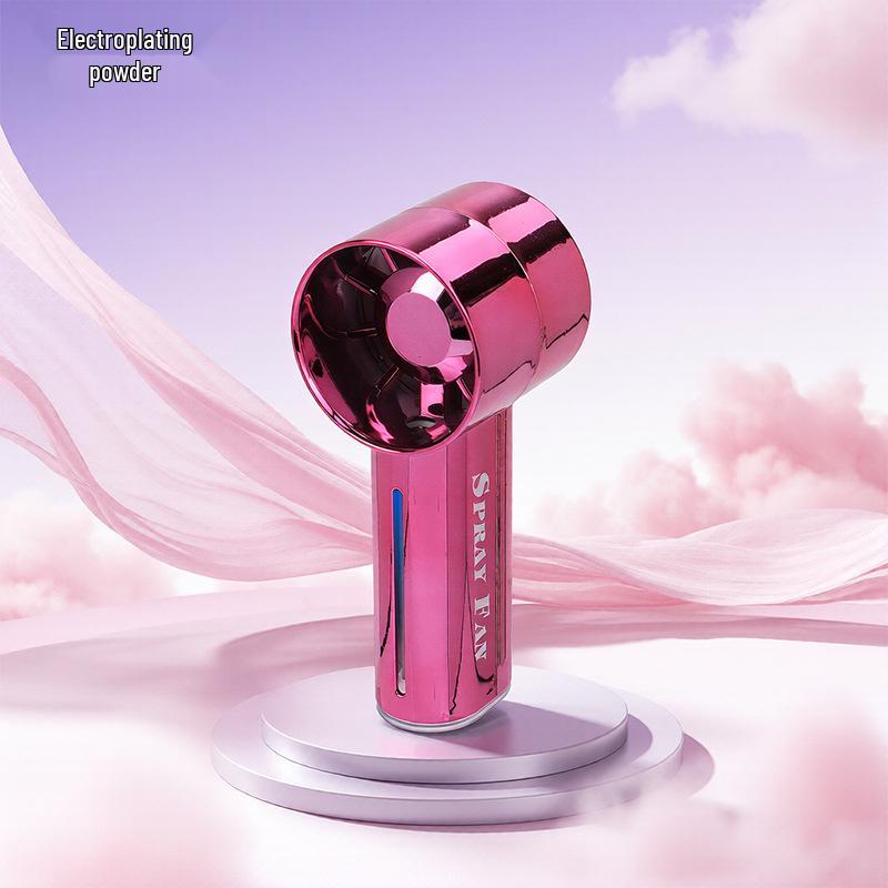 2026 Cool Eye-Catching USB Rechargeable Portable Spray Fan with Large Wind Power for Summer Cooling Custom/Wholesale/Cross-border