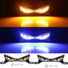 Motorcycle LED Decorative Eye Lights License Plate Snake Eye Rear Tail Light Strobe Flashing for Motorcycle Modified Accessory