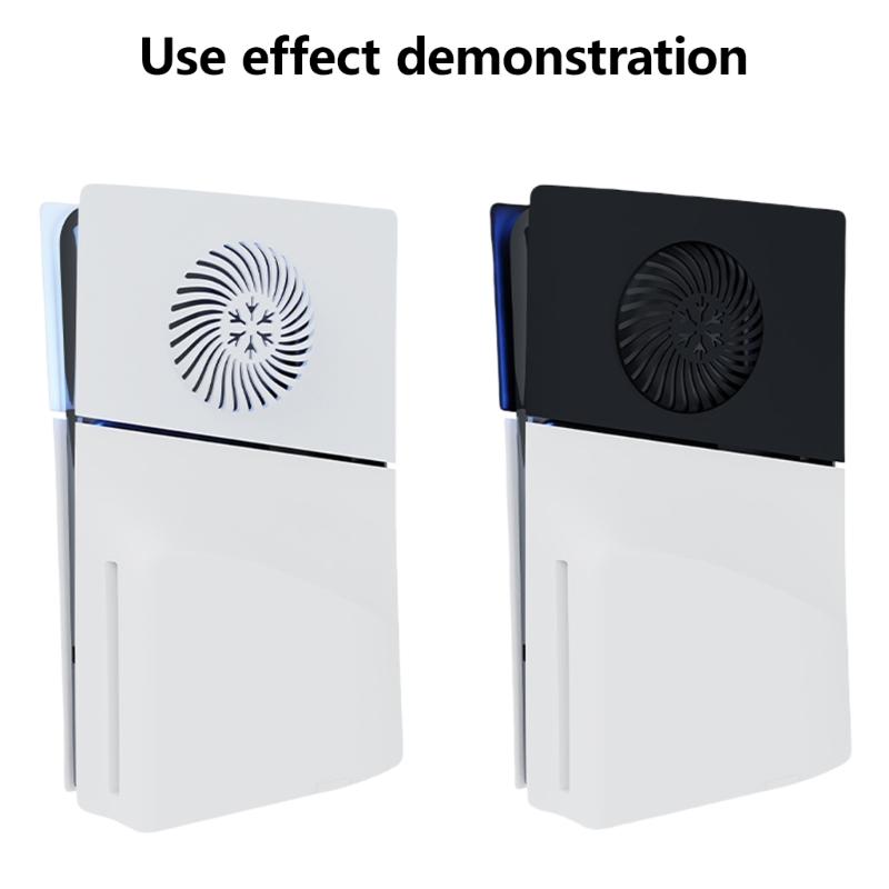 Dustproof Faceplate Protective Cover Gaming Accessories Upper Side Hard Cover Panel with Vent for Slim Disc Edition