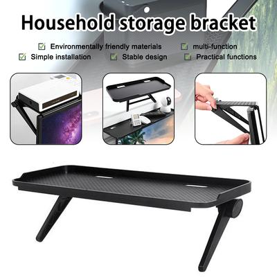 Estante superior ajustable para pantalla de TV, soporte para monitor de computadora, soporte de escritorio, estante de exhibición para TV, organizador de almacenamiento para el hogar, soporte para oficina