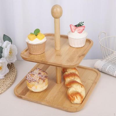 Stojan na Cupcaky Displej 2 Patra Dvoupatrové Podnosy Dezertní Stojany na Svatbu