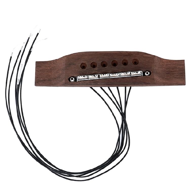 Professional Acoustic Guitar Piezo Bridge Pickup Replacements For 6 String Guitars With Enhances Sound Clarity Designs