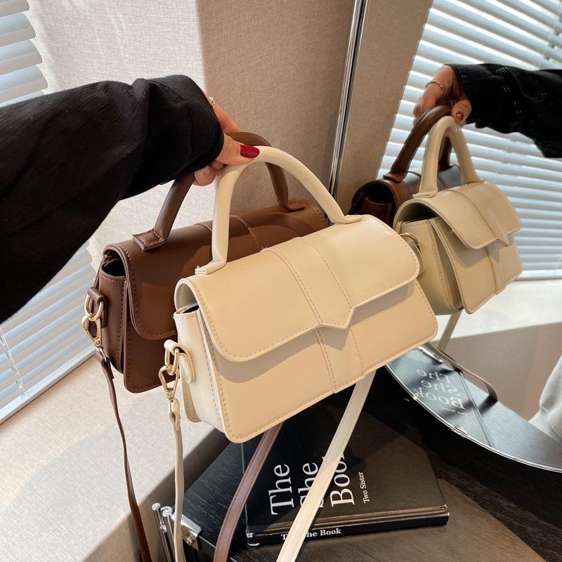 2025 Versatile Women's Textured Shoulder Bag - Retro Handbag & Small Square Messenger