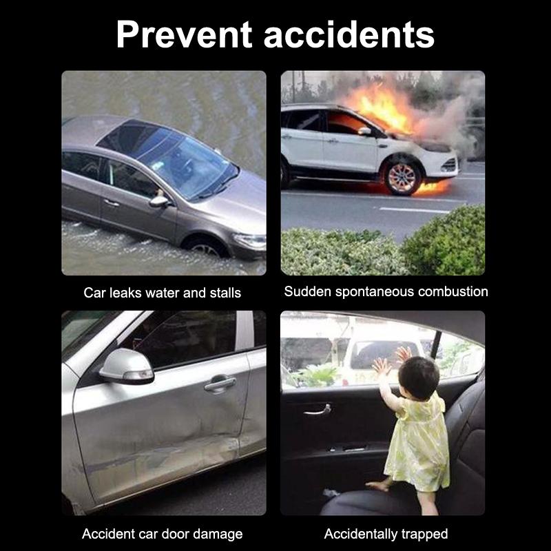 Bezpečnostní kladívko do auta Kladívko pro únik při požáru Multifunkční nouzové kladívko Rozbíječ oken automobilu Přenosné záchranné únikové nástroje