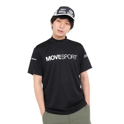 DESCENTE Men's Smooth Mock Neck Short Sleeve T-Shirt, Size DX-C2501XB BK (Black/Small)