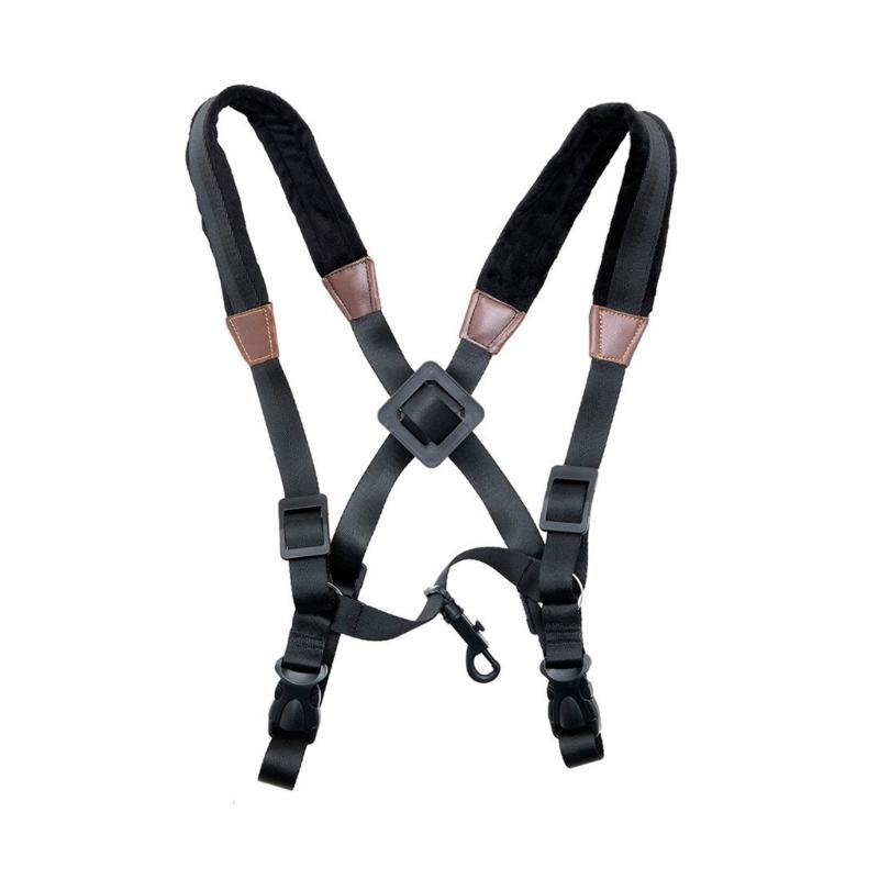 Double Shoulder Strap Saxophone Harnesses Strap, Padded Saxophone Shoulder Strap 1