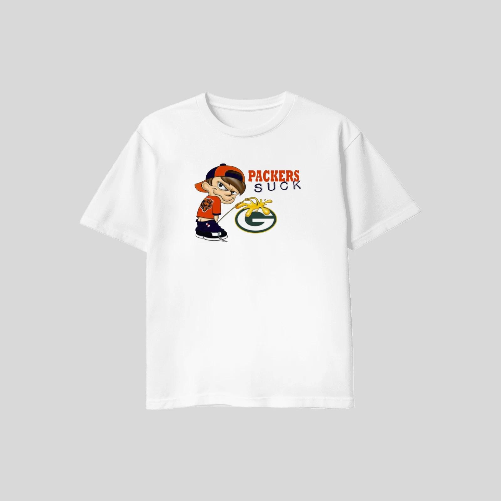 Unisex Adult Casual Graphic Chicago Bears Piss On VS Green Bay Pack... XXXL