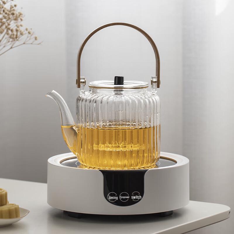 Fangyan Glass Tea Kettle & Stove Set