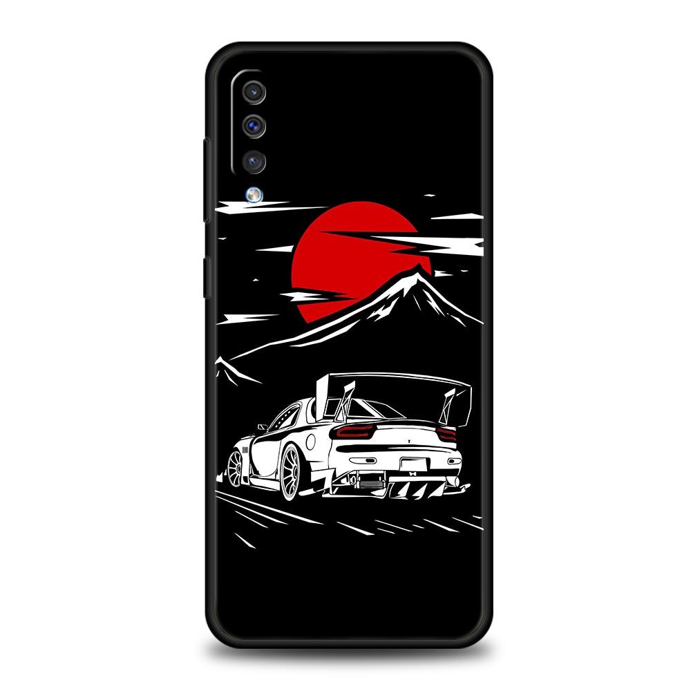

Япония JDM спортивные автомобили мужской чехол для телефона Samsung A52s A12 A32 A50 A70 A20E A20S A10 A10S A22 A30 A40 A53 5G A02S A04s чехол Samsung A72
