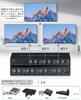 AV Switcher RCA Switcher Selector 4x3 RCA Switcher Splitter 4 Input 3 Output 1080P 60Hz AV Switcher Compatible with DVD Camera Video Includes IR