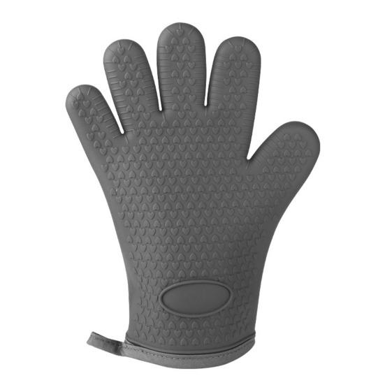 Silicone Oven Mitts Heat Resistant Anti-scald Gloves Non-slip Grip Microwave Safe Mitts