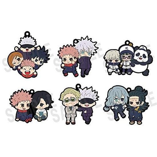 Rubber Mascot Buddy Collection Jujutsu Kaisen Second Series 6 Pieces Box