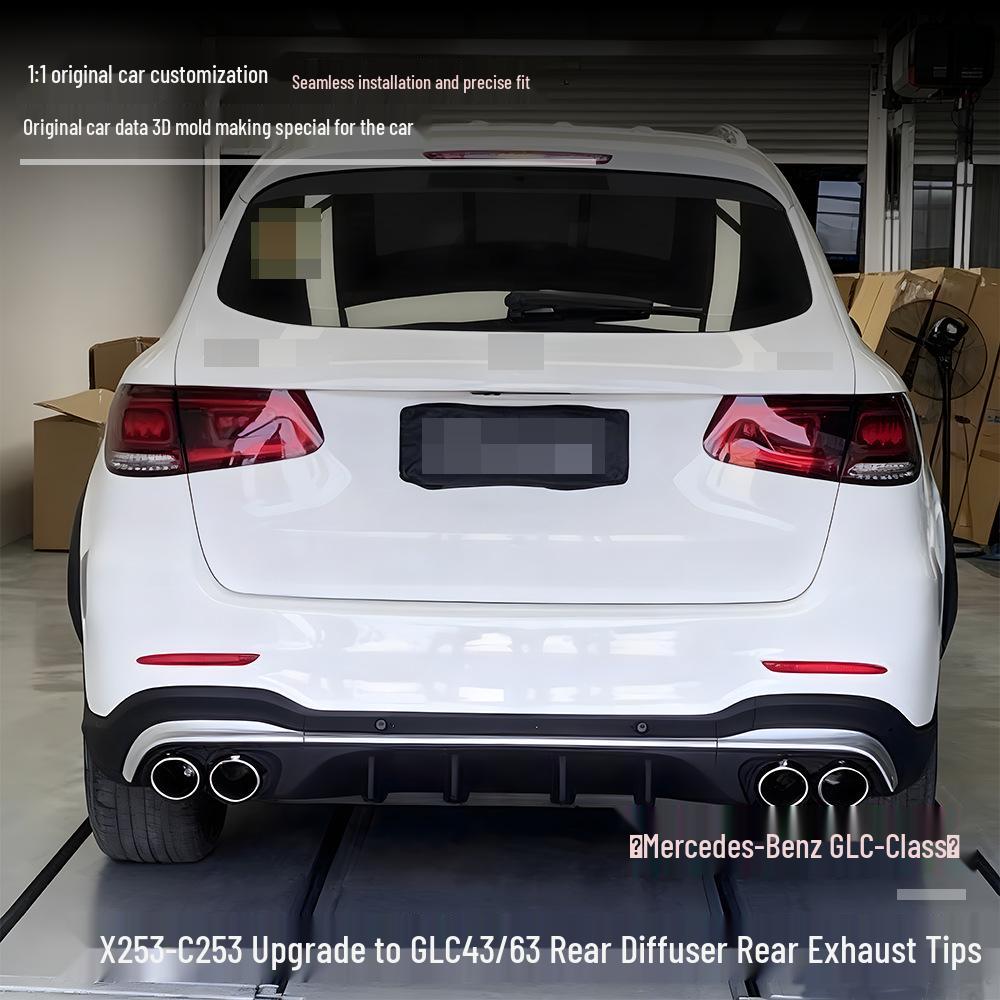 Mercedes-Benz GLC Class X253/C253 (16-22) Rear Diffuser Tailpipe Upgrade for GLC43/63