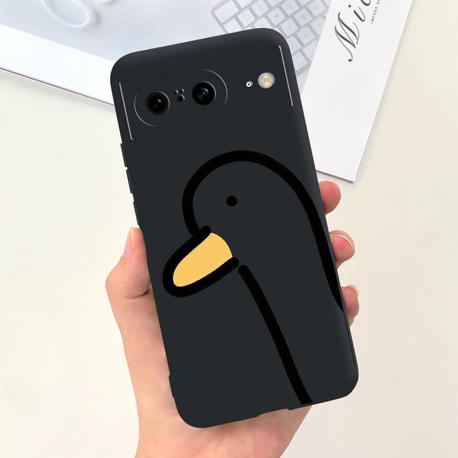 For Google Pixel 8 Pro Case GC3VE G1MNW Soft Silicone Rubber Protector Cover For Google Pixel 8 8A Bumper Pixel8 8Pro Phone Case
