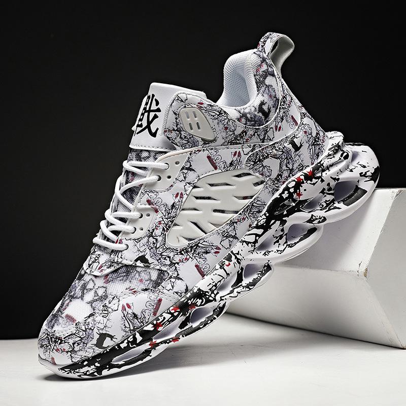 Новая мужская спортивная обувь модная сетчатая дышащая спортивная повседневная баскетбольная обувь 38 4468₽