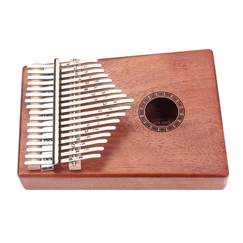 Kalimba 17 Keys Thumb Piano with Study Instruction & Tune Hammer Wood Finger Piano for Kids Adult Beginners Professional