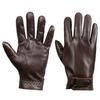 Unisex Patchwork Sheepskin Leather Gloves for Outdoor Cycling and Motorcycle Use
