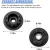 4PCS Car Radiator Mount Bushing, Rubber Auto Radiator Support Parts, OEM#21507-4M400 21506-4M400 Car Radiators Bracket Replacement Fit for Most