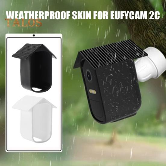 

Захисний силіконовий чохол, високоміцний, стійкий до ультрафіолетового випромінювання, дощозахищений, простий у встановленні, водонепроникний, для eufyCam 2C/2C Pro чорний