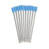 10Pcs Replaceable Ballpoint Pen Refills Ballpoint Metal Refills Metal Refill for Twist Action Ballpoint Pens 1.0mm Tip