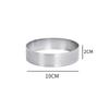 Round Stainless Steel Tart Rings 5-10cm DIY Cake/Baking Tools Biscuit/Pastry Moulds Practical for Dumpling Cutting Dessert Dishe