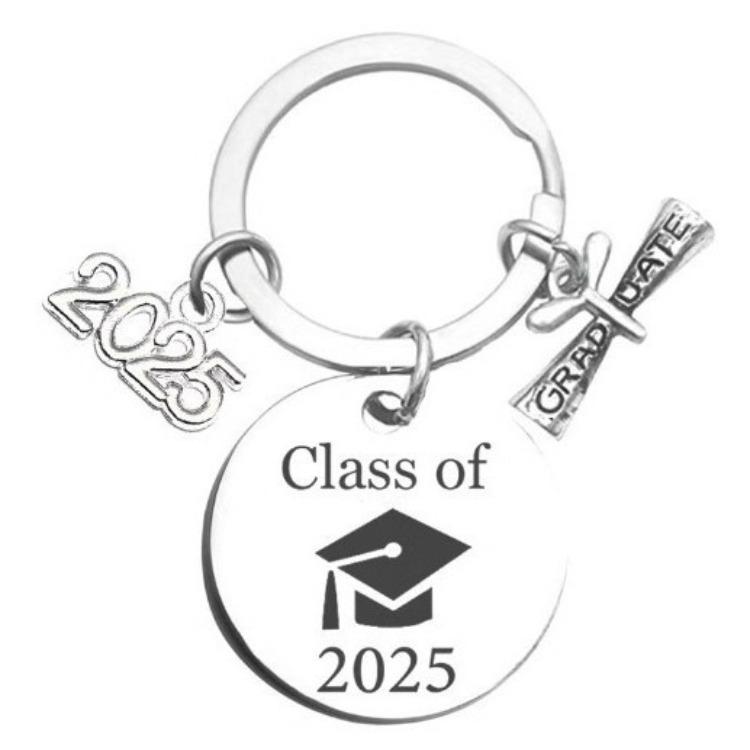 

Inspirational Stainless Steel Keychain Class Of 2025 Graduation Gift Thank You Gift For Coworker Daisy Bee Starfish Charm Keychain