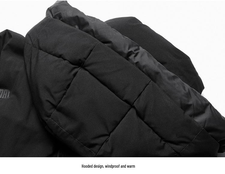 Brand Men's Winter Letter Print Thick Warm Down Jacket Y4L27300