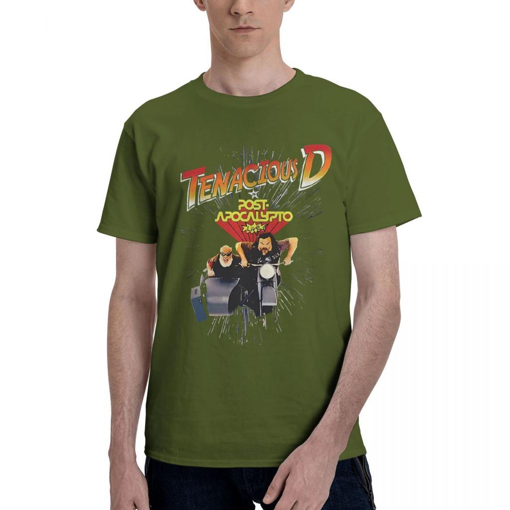 Tenacious D Motocyklové turné 100% bavlna Ležérní Prodyšné Pohodlné Tričko Vysoce kvalitní Pánské oblečení Tričko Pánské