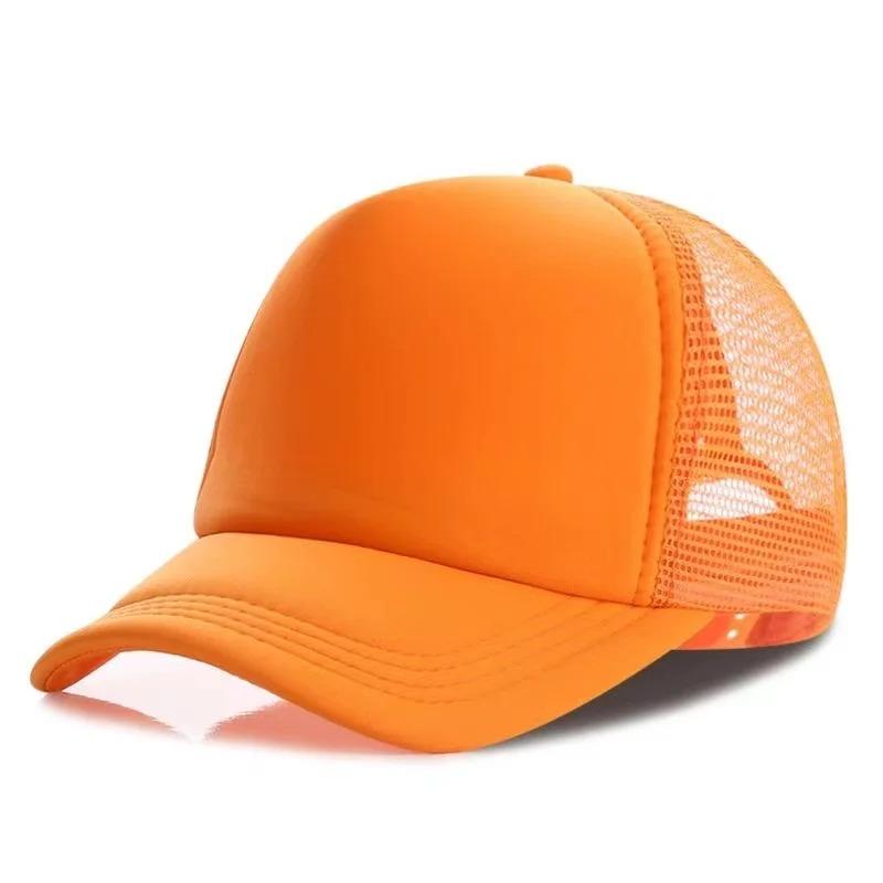 Unisex Cheaper 5 Panel Trucker Hat For Adult Summer Net Baseball Cap Men Women For Him Her Blank Mesh Adjustable Sun Hat Visor